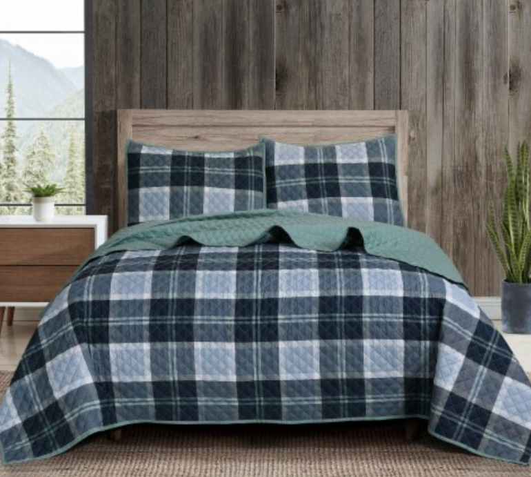 Coleman Casey Plaid Quilt, Full/Queen