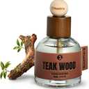 Car Air Freshener - Long Lasting Essential Oil Diffuser - Aromatherapy Accessories for Men & Women -Teakwood Car Scent Diffuser 3.38 FL OZ/100ML