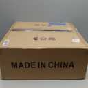 20 Inch Brown Crystal Fandelier Ceiling Fan with Light, Vintage Brown Ceiling Fans with Lights Remote Control, Caged with 6 Speeds for Bedroom, Nursery, Living Room