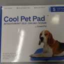 The Green Pet Shop Cool Pet Pad - Small, Blue - Self-Cooling, Pressure Activated Mat for Dogs & Cats from 9-20 lbs - Non-Toxic Gel, No Water Needed