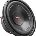 Car Vehicle Subwoofer Audio Speaker - 6.5 Non-Pressed Paper Cone, Black Plastic Basket, Dual Voice Coil 4 Ohm Impedance, 600 Watt Power, Foam Surround for Vehicle Stereo Sound System - Pyle PLPW6D
