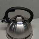 Mr. Coffee Flintshire 1.75-Quart Stainless Steel Whistling Tea Kettle  Brushed Satin Finish Stove-Top Kettle for Boiling Water