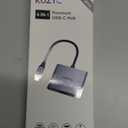 USB C to Dual HDMI Adapter 4K@30Hz, KOZYC USB C Hub Multiport Adapter with 2xHDMI, USB 3.0, 100W PD, Support USB C to HDMI Splitter Extended Display for MacBook Pro (MST is not Supported on MacOS)