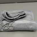 LETSVDO Women's Wide Leg Baggy Sweatpants High Waisted Patchwork Flare Pants Y2k Cut Out Multi Zipper Cargo Sweatpant L