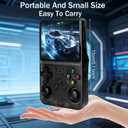 R36s Retro Handheld Game Console, 640x480 Retro Gaming Console 3.5 Inch IPS HD Screen, 64GB Built-in 15,000+ Classic Game with Portable Hand Held Open Source Linux System, 3500mAh Battery
