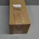 Riakrum 6 Pcs Chandelier Lamp Shades Set Small Lamp Shade for Pendant Wall Ceiling Lights Candle Bulbs Clip on Fitter Lampshade (Rattan,Brown)