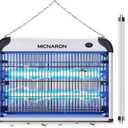 Upgraded 3800V Mosquito Zapper, High-Voltage Electric Bug Zapper Indoor Mosquito Killer Lamp Fly Moth Gnat Traps W/ 2 Replacement Bulbs