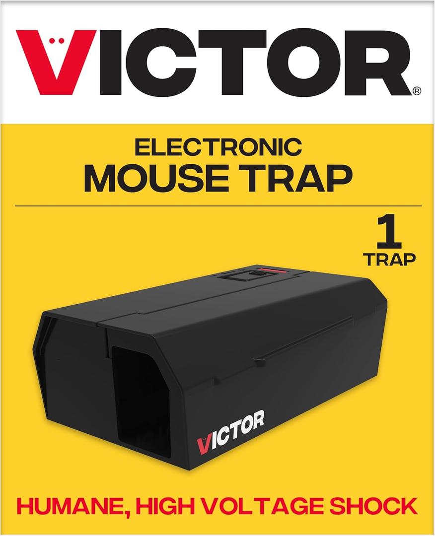 Victor Electronic Mouse Trap Humane Mouse Traps Indoor for Home - M250B - No Touch Electric Mouse Traps for Home