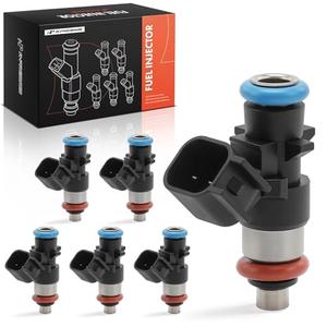 A-Premium 4 Holes Fuel Injectors 0280158233 Compatible with Jeep Grand Cherokee, Wrangler & Dodge Challenger, Charger, Durango, Grand Caravan, Journey & Chrysler Town & Country & Volkswagen, 3.6L