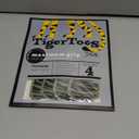 DOK TigerToes Premium Non-Slip Dog Socks for Hardwood Floors - Extra-Thick Grip That Works Even When Twisted - Prevents Licking, Slipping, and Great for Dog Paw Protection (Forest Green, Medium)