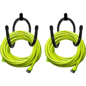 Pmsanzay 2 Pack Hose Hanger,Metal Hose Holder Wall Mount, Hook for Garden Hose/Expandable Hose/Hose Reel/Water Hose/Pocket Hose/Flexable Hose/Magic Hose- Chain-Link Fence or Wall Mount