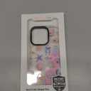 for iPhone 14 Pro Case, Tropical Beach Collage Pattern with Flamingos, Military-Grade Drop Protection, Colorful Summery Soft Slim TPU Protective & Camera Protection for Women Girls (OceanCut)