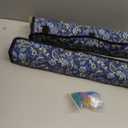 Jongyance American Mahjong Set with Blue Carrying Bag, 166 White Tiles, 4 All-in-One Rack/Pushers, Mahjong Tiles Set (Ma Jong, Mah-Jongg, Majiang)