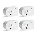 Single Surge Protector Plug, Grounded Outlet Wall Tap Adapter with Indicator Light, 1 Outlet,245J/125V, ETL, White, 3Pack