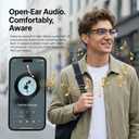 Blue Light Blocking Smart AI Glasses Bluetooth 5.3 IP65 Voice Assistant Real-Time Translation for Driving Travel