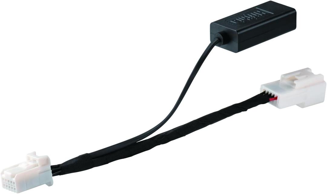 Dash Cam Power Adapte (10-Pin Type D) for Jeep/Dodge/RAM/Chrysler 2019+, Connects to Rearview Mirror Plug & Play, Built-in USB Power Source, Easy to Install.