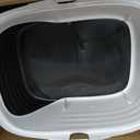 Arm & Hammer Rimmed Cat Litter Box with High Sides and Microban, Made in USA