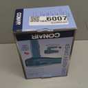 Conair Cord-Keeper Dryer with Folding Handle and Retractable Cord, 1875W Travel Hair Dryer, Ionic Technology, Teal (Blue)