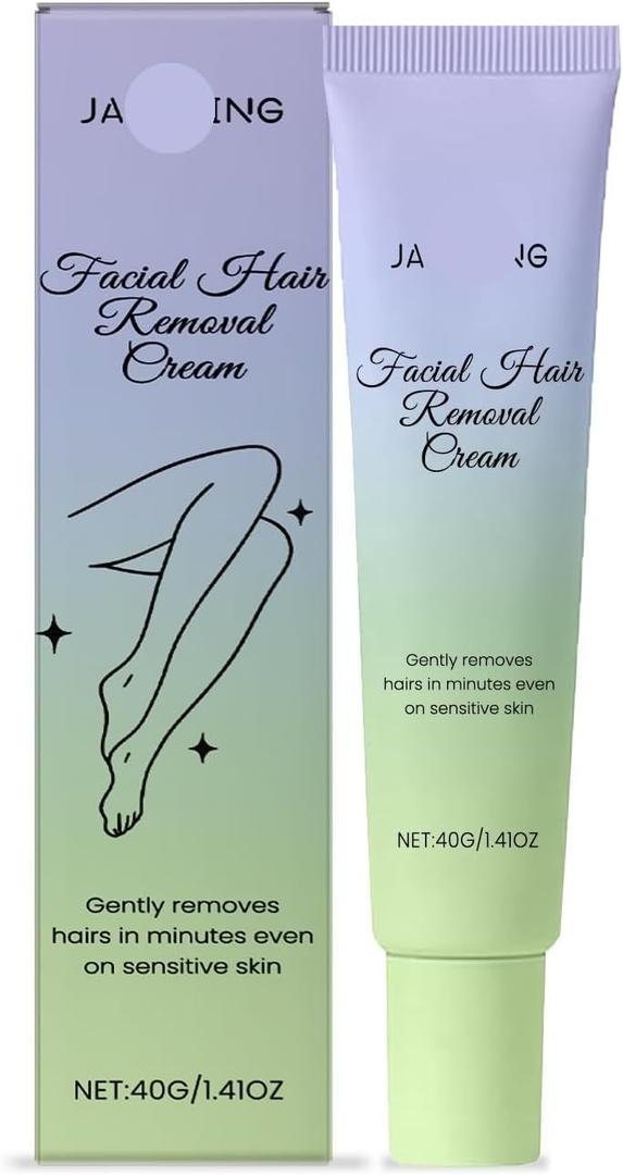 Women's Gentle Hair Removal Cream - Fast-Acting, Deep Penetration, Sensitive Skin Friendly, Leaves Skin Silky Smooth & Hydrated(1PCS)