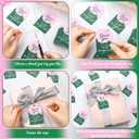 2 x Honoson 100 Pcs Witch Themed Thank You Tags Pink and Green Magical Tags Witch Party Favors Thank You for Making My Day Goodie Gift Bags with Strings for Girls Women