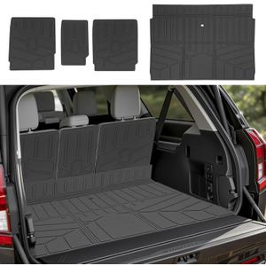 Cargo Mat Compatible with 2025-2026 Ford Expedition Max/Lincoln Navigator L Cargo Liner Backrest Liner Seatback Protector for Expedition Max/Navigator L Accessories(Expedition Max/Navigator L)
