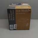 DUMOS Countertop Ice Maker, Portable 1.5L Ice Machine with Self-Cleaning, 26.5lbs/ 24H Fast Ice Making, 9 Bullet Ice Cubes in 6 Mins, 2 Size Options, Quiet Compact Ice Maker, Bright White