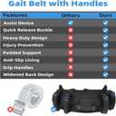 Gait Belts Transfer Belt for Seniors with Handles, Gate Belts Medical for Elderly, Gait Belts for Seniors, Lift Belts Quick Release Buckle, Medical Nursing Safety Belt Patient Assist