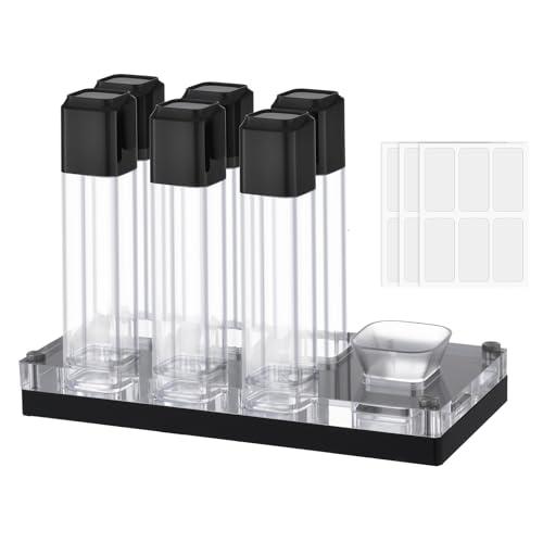 Coffee Bean Storage Dosing Tube: Single Espresso Dosing Containers - Small Airtight Canister Holder 4 PCS