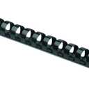 Fellowes Binding Combs Plastic Black 5/8 Inch 25 Pack (52324)