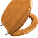 Toilet Seat, Solid Wood, Bamboo, High Gloss Finis, PIKLiDS (Elongated)
