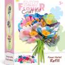 Kraxify No-Mess Fabric Flower Bouquets Toys (Refill)