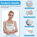 Rib Brace for Women,Breathable Men Rib Compression Wrap for Cracked Ribs and Broken Rib,Chest Binder and Rib Protector (Medium)
