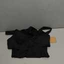 Women One Piece Swimsuit Cut Out Monokini Swimwear (Large, Black)