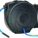 DYNAMIC POWER Elite Retractable Air Hose Reel with 3/8-Inch by 50-Feet PU Air Hose exceptional resistance to abrasion, oil, and weather - DP-HR5-315
