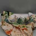 Watercolor Animals Laundry Hamper With Handles Foldable Oxford Cloth Animal Bear Deer Tote Bag Funny Laundry Basket Clothes Toy Storage Bucket Men Women 18.9" x 16.5" For Bathroom/Laundry/Bedroom