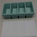 Silicone Freezer Trays with Lids, 1-Cup Soup Container Style Ice Cube Trays for Freezer - Leakproof, Dishwasher,Oven Safe, Stackable, Ideal for Frozen Broth, Leftovers & Meal Prep, BPA Free 2 Pack (Green)