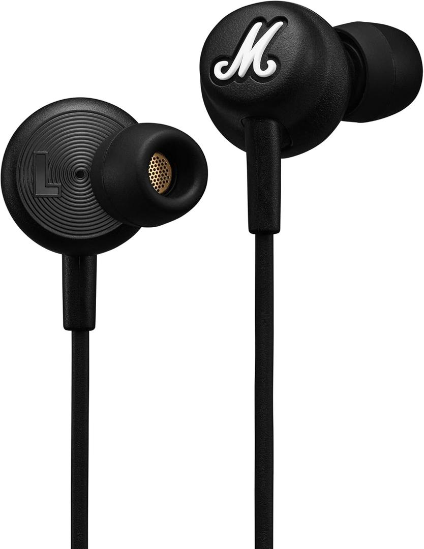 Marshall Mode USB-C Wired Earbuds – Built-in Microphone, Customisable Fit, Tangle-Resistant Cord and Dynamic Drivers | Voice Assistant | USB Connection