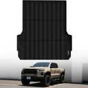LASFIT Truck Bed Mat Fit for Chevrolet Chevy Colorado/GMC Canyon 2023 2024 2025 2026 5FT Accessories, Vehicle Bed Mat Custom Fit Flush All Weather Protection TPE Pickup Car Bed Cargo Trunk Liner