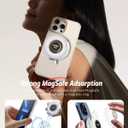 Magnetic Portable Selfie Light for iPhone - Phone Ring Light Rechargeable for Camera Picture Make up Photos Video Conferences LED Selfie Ring Fill Light TikTok/Zoom Calls/Video Conference