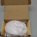 seenda Wireless Mouse, 2.4G Noiseless Computer Mice with USB Receiver Portable Computer Mouse for PC, Tablet, Laptop - Pure White