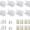 ECO-WORTHY 8 Units Solar Panel Mounting Brackets,Z Bracket Sets Lightweight Aluminum Corrosion-Free for RV, Trailer, Boat, Yachs, Wall and Other Off Gird Roof,2 Set of 4 Units