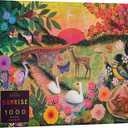Elena Essex Jigsaw Puzzles 1000 Pieces - Sunrise, Spring Summer Puzzle, Countryside Nature Flower Tree Landscape Puzzle, Size 28 x 20 inches