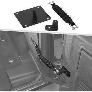 Jimen for JL Tailgate Check Strap, Rear Door Limiter Strap Tailgate Stopper Fit for Jeep Wrangler JL & Unlimited 2018-2025