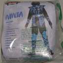 Spooktacular Creations Blue Ninja Costume Set, Ninja Jumpsuit with Foam Accessories for Kids, Toddler Halloween Outfit for Ideas Cosplay Party (Small, 5-7 yrs) (Black, S)