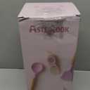 Astercook Kitchen Utensils set, 39 PCS Silicone Cooking Utensils Set with Wooden Handle, 446F Heat Resistant Food Grade Utensil Sets, BPA Free Kitchen Gadgets Tools Set for Nonstick Cookware (Pink)