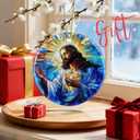 3 x Christian Gift: Jesus Ornament | Christmas Ornaments (Christmas Tree Ornaments), Holiday Ornament, Christian Home Decor, Jesus Christ Decoration, Religious Gifts & Xmas Gifts