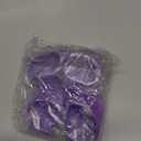 4 PCS Small Dog Sandals, Shoes for Dogs, Candy Colors Dog Sandals for Photo, Doggy Rubber Slipper Shoes Purple (2.7 x 1.5 in (7 x 4cm))