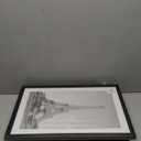 upsimples 11x17 Picture Frame Set of 5, Display Pictures 9x15 with Mat or 11 x 17 Without, Wall Gallery Poster Frames, Black