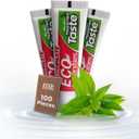 ECO Amenities Travel Size Bulk Toothpaste - Extra Small 0.2oz (Value Pack - 100 Tubes) Peppermint Toothpaste Travel-Sized for Guest with Fresh Scent Hotel Toiletries
