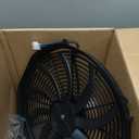 labwork 16" Electric Radiator Fan HIGH 3000+CFM Thermostat Wiring Switch Relay KIT Black